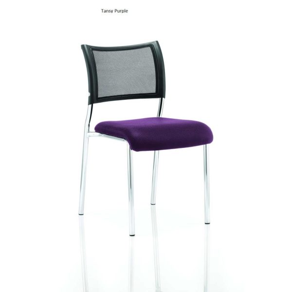 Mesh Chair Brighton Chrome Frame Without Arms Choice Of Colours - Image 8