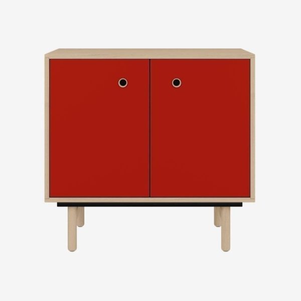 Brooklyn Home Office Cupboard 783 High Oak - Image 7
