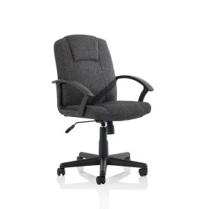 charcoal fabric office chair