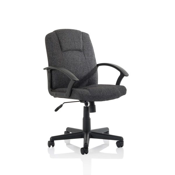 charcoal fabric office chair