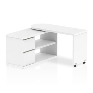 fold away desk white