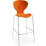 cafe stool orange