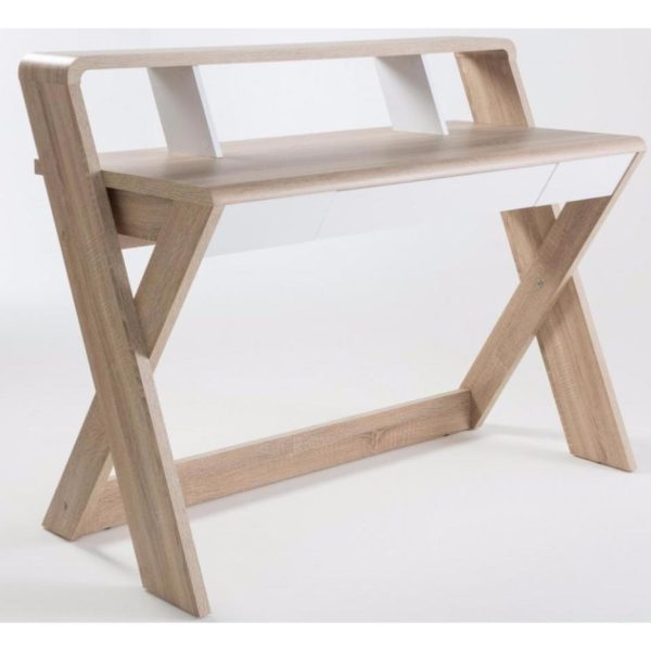 oak computer desk for home office