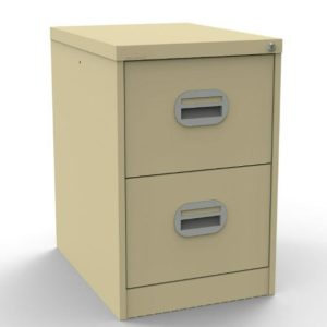 Office Filing Cabinet Connect 2 Drawer Beige