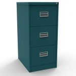 ocean cobalt filing cabinet with 3 drawers