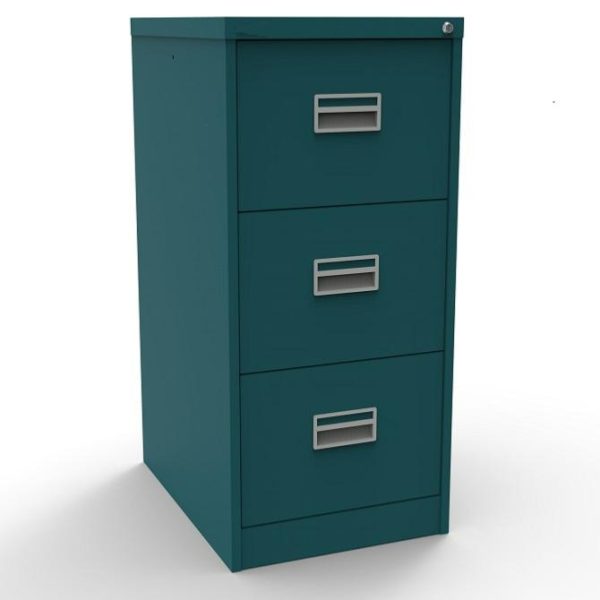 ocean cobalt filing cabinet with 3 drawers