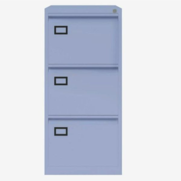 Office Filing Cabinet A Range 3 Drawer Lilac
