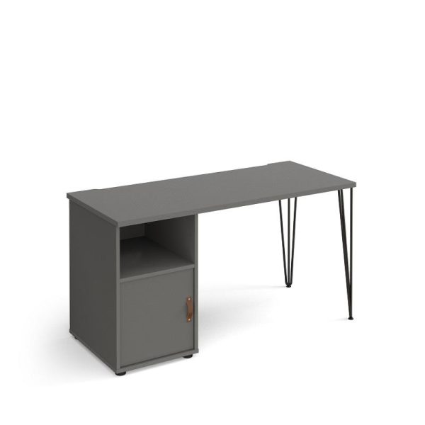 Home Office Desk Trent 1400 With Pedestal And Door - Image 5