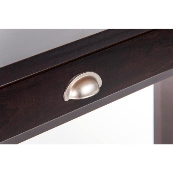 Home Office Desk Ideal Nine Dark Wood, Oak And White - Image 3
