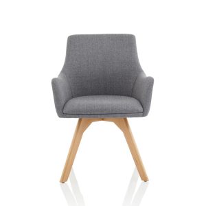Visitor Chair Miranda Grey Fabric