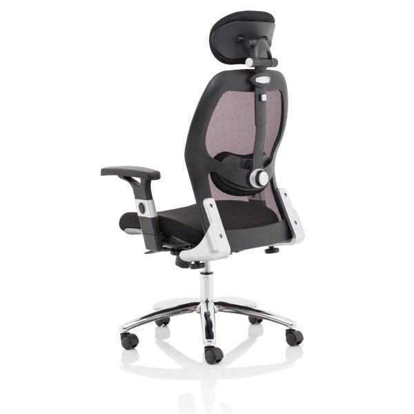 High Mesh Back Executive Office Chair Sandy - Image 4