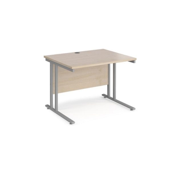 Office Straight Desk 1000 x 800mm Cantilever Frame Work 25 - Image 5