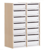 lockable pigeon hole unit with 14 compartments