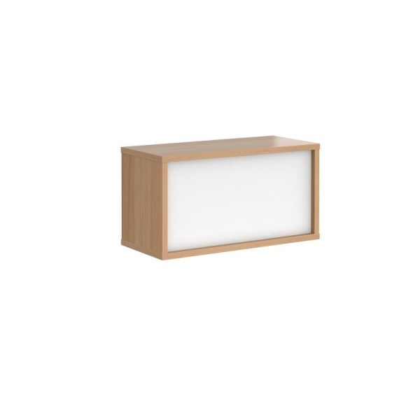 Arizona Reception Desk Modular Straight Hutch Unit  800mm - Image 4