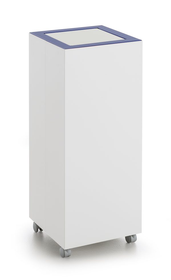 Office Recycling Bin Tip Top With Castors 60 litres - Image 2