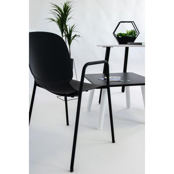 Cafe / Meeting / Break Out Chair Lisbon 4 legged With Arms Sold in 2`s - Image 3
