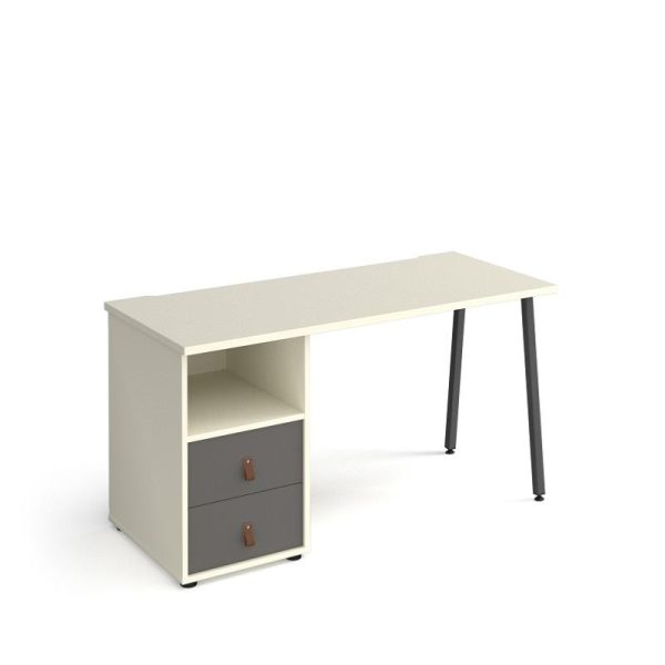Home Office Desk Time 1400 with Pedestal With Drawers - Image 10