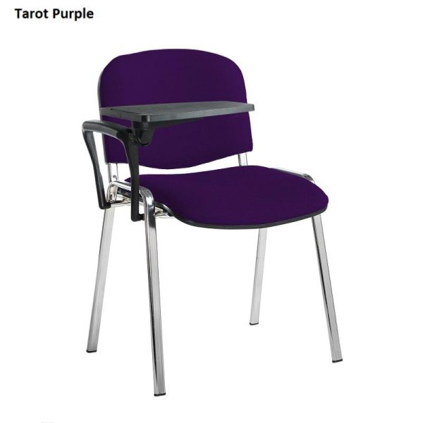 Conference/Meeting Chair Aquarius With Chrome Frame And Writing Tablet - Image 3