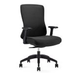 mesh back office chair black
