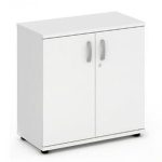 office cupboard 1 shelf in white finish