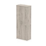 office cupboard 4 shelves in grey oak