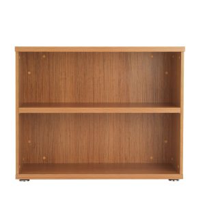 executive low office bookcase in oak.