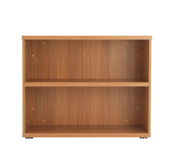 executive low office bookcase in oak.