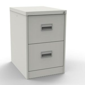 traffic white filing cabinet with 2 drawers