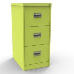 chlorophyll filing cabinet with 3 drawers