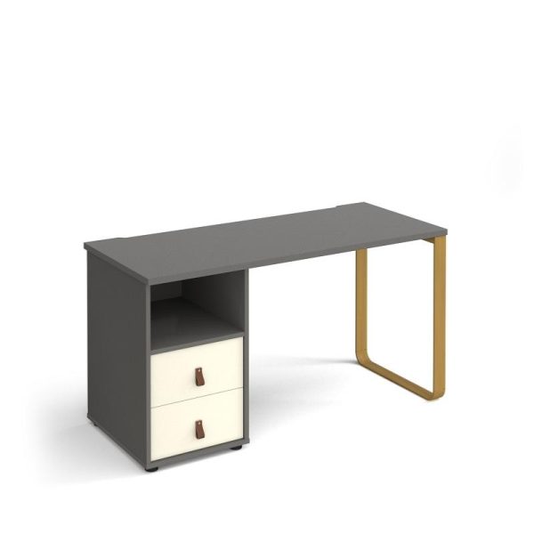 Home Office Desk Dubai 1400 With Pedestal With Drawers - Image 6