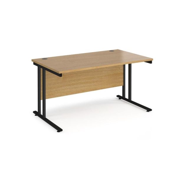 Office Straight Desk 1400 x 800mm Cantilever Leg Frame Work 25 - Image 6