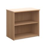 low office bookcase beech with 1 shelf
