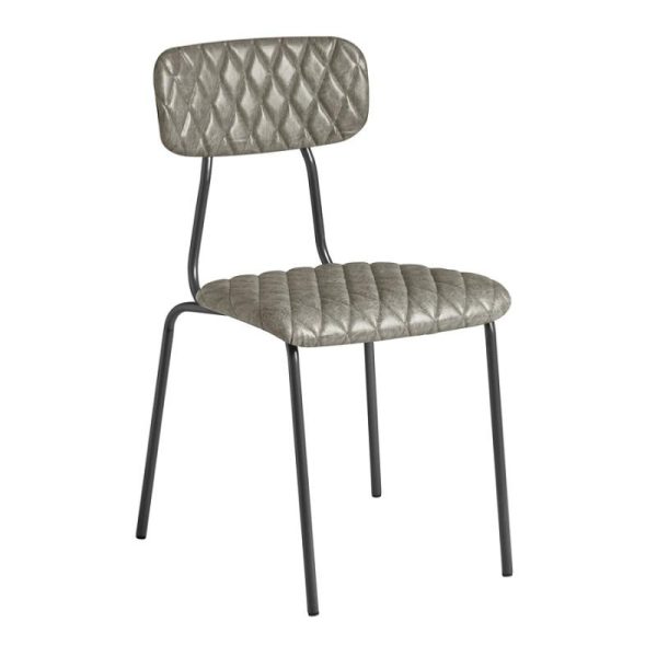 cafe chair vintage style silver