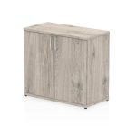 desk high office cupboard grey oak