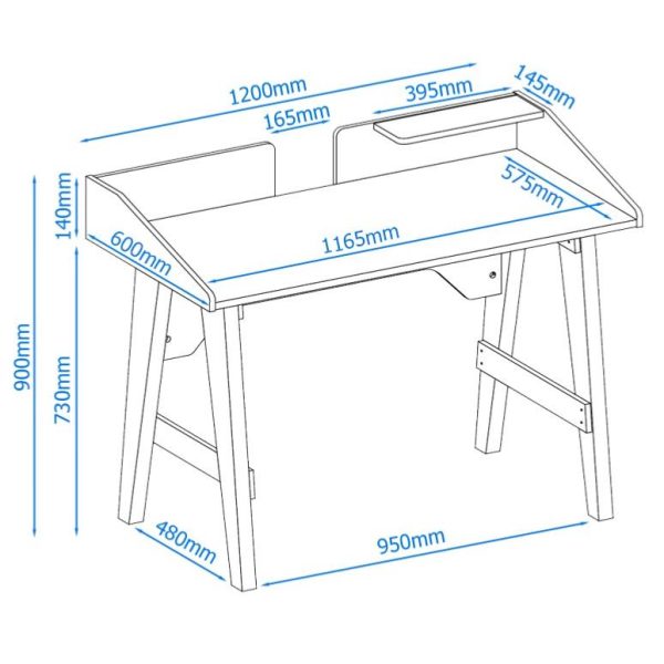 Home Office Desk Dorset - Image 6