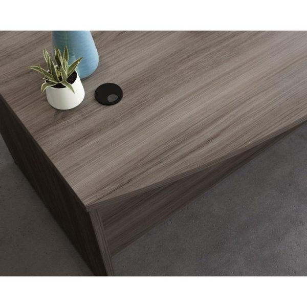 Ariel Bow Front Office Desk 1500mm x 870mm - Image 6
