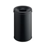 black fire safe bin