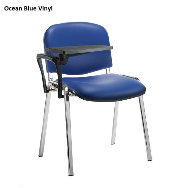 Conference/Meeting Chair Aquarius With Chrome Frame And Writing Tablet - Image 8