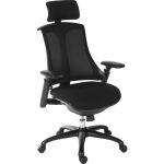 executive mesh office chairs in black