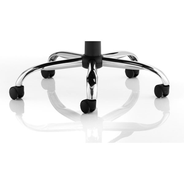 High Back Office Chair Dream Black Or White Leather - Image 4