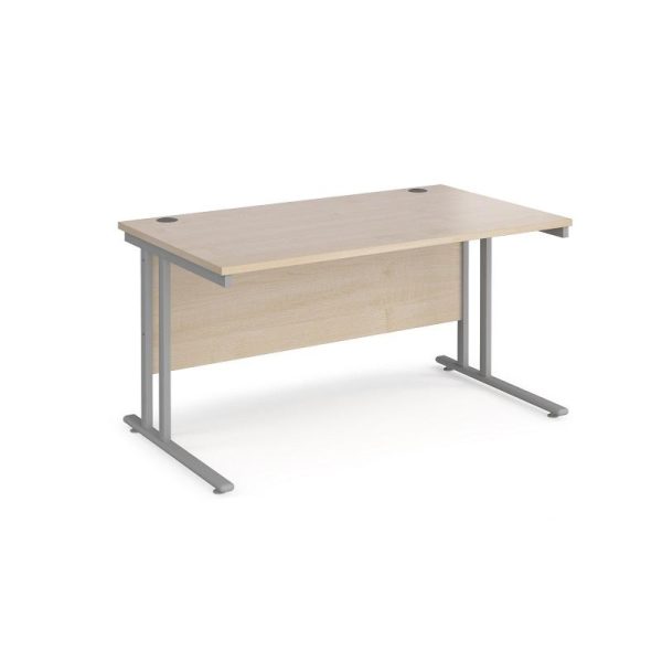 Office Straight Desk 1400 x 800mm Cantilever Leg Frame Work 25 - Image 7