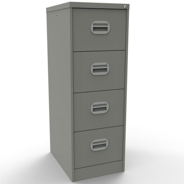 graphite grey office filing cabinets with 4 drawers