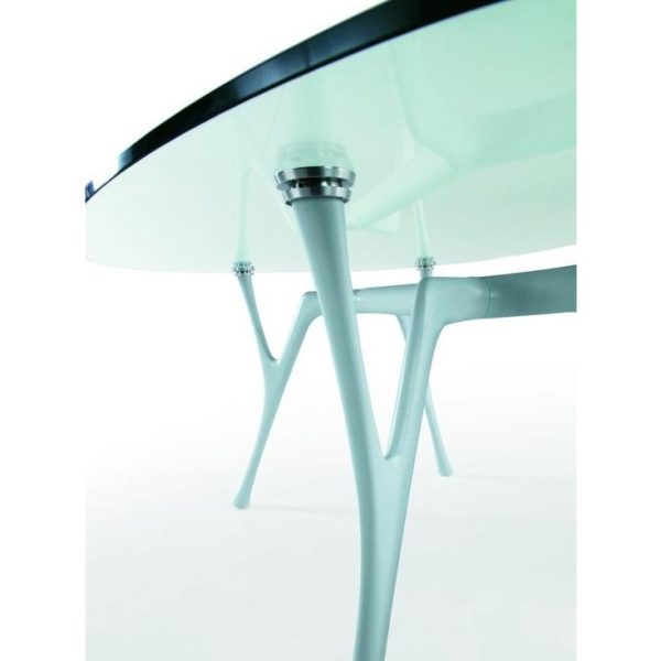 Executive Round Glass Table Venice Diameter 130cm - Image 6