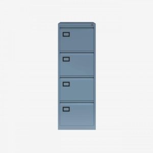 Office Filing Cabinet A Range 4 Drawer Blue