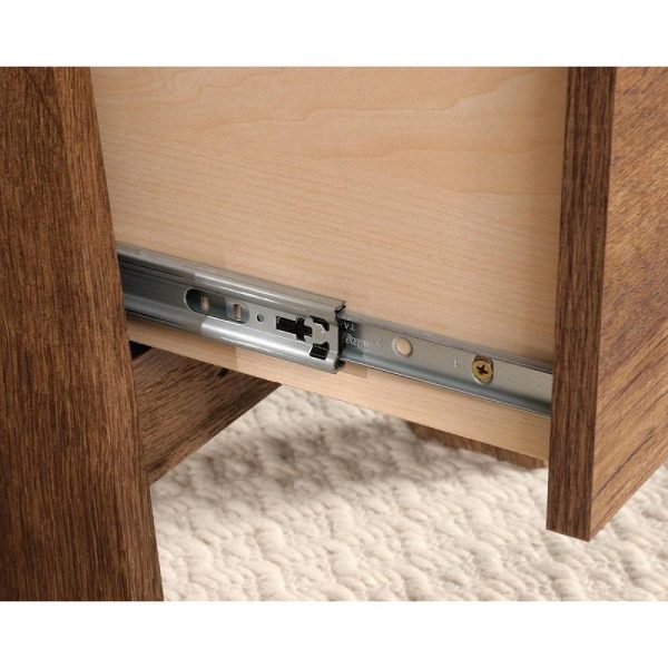 Home Office Executive Trestle Style Desk Oak - Image 6
