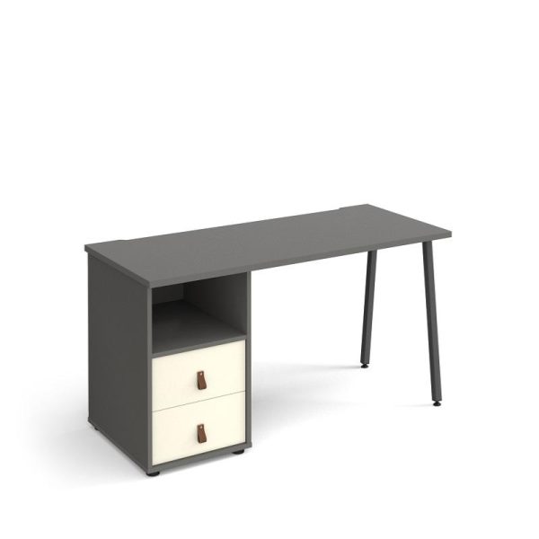 Home Office Desk Time 1400 with Pedestal With Drawers - Image 7