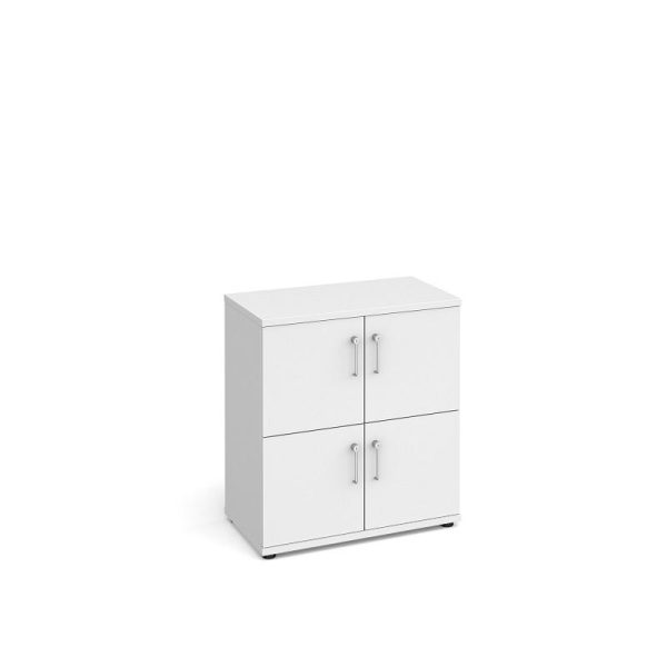 Wooden Office Storage Lockers Hide 4 Compartments - Image 2