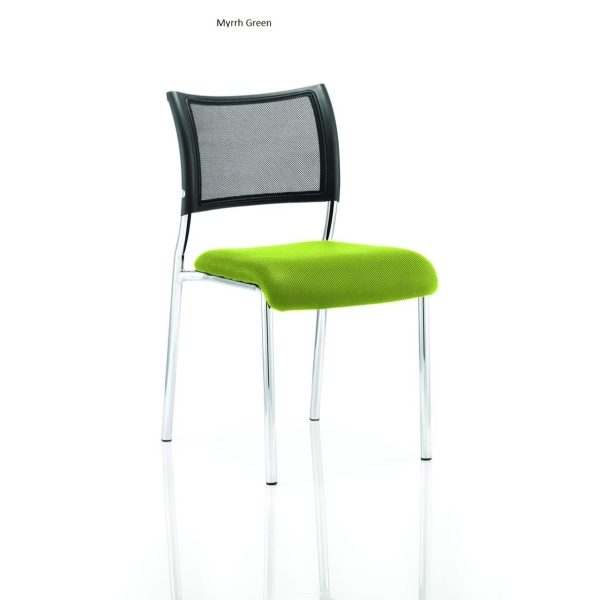 Mesh Chair Brighton Chrome Frame Without Arms Choice Of Colours - Image 2
