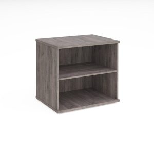 desk high bookcase grey oak 1 shelf