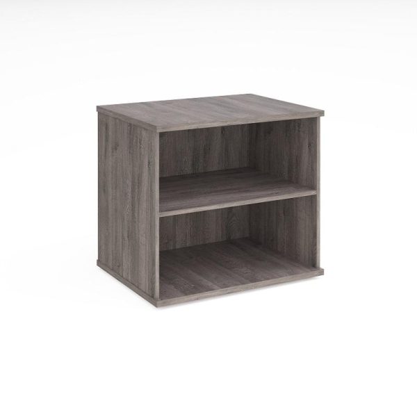 desk high bookcase grey oak 1 shelf